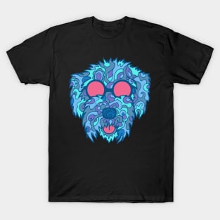 Cool Cockapoo in Blues T-Shirt